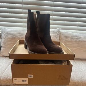 Steve Madden Kiley Brown Suede Women’s Boots